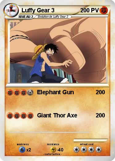 Pokemon Luffy Gear 3