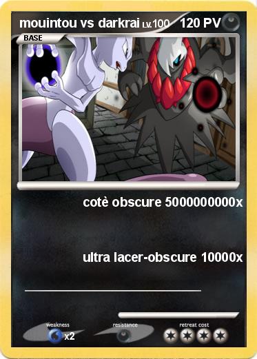 Pokemon mouintou vs darkrai