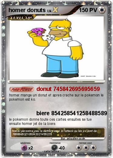 Pokemon homer donuts
