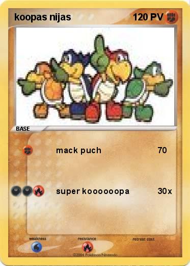 Pokemon koopas nijas
