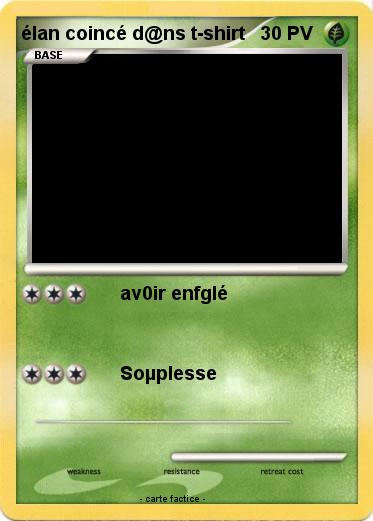 Pokemon élan coincé d@ns t-shirt