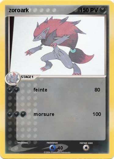 Pokemon zoroark