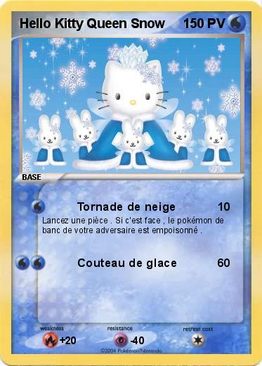Pokemon Hello Kitty Queen Snow