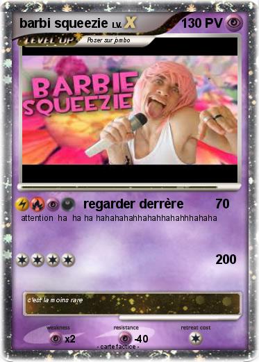 Pokemon barbi squeezie