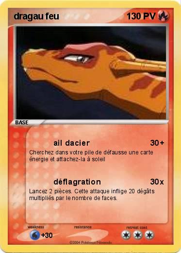 Pokemon dragau feu