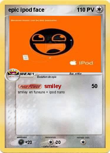 Pokemon epic ipod face