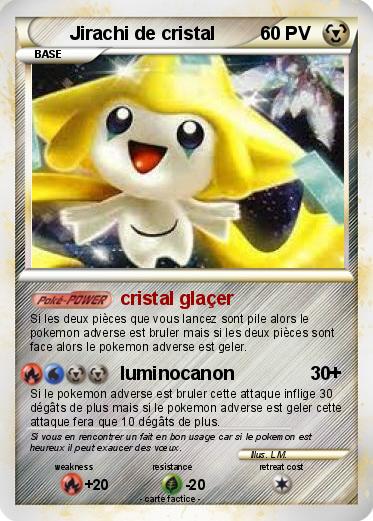 Pokemon Jirachi de cristal