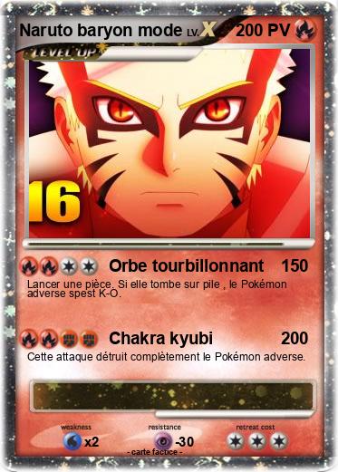 Pokemon Naruto baryon mode