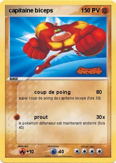 Pokemon capitaine biceps