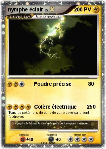 Pokemon nymphe éclair