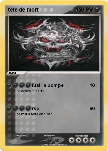 Pokemon tete de mort