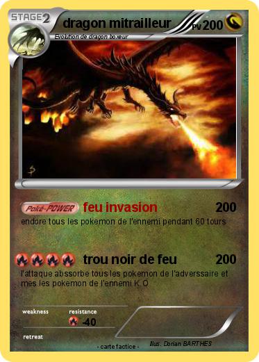 Pokemon dragon mitrailleur
