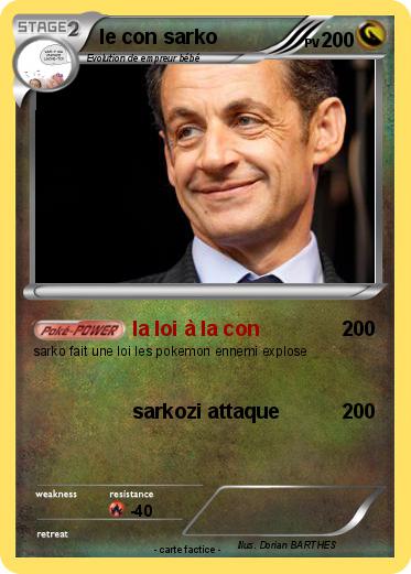 Pokemon le con sarko