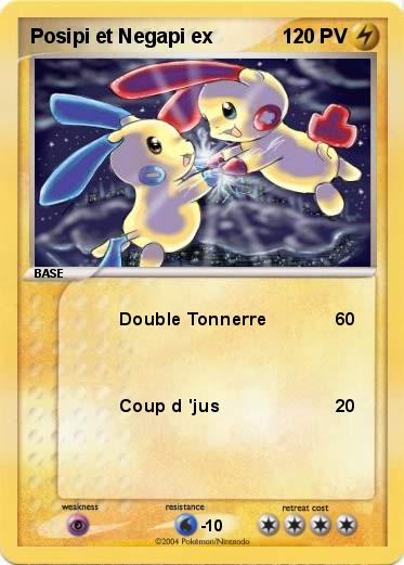 Pokemon Posipi et Negapi ex