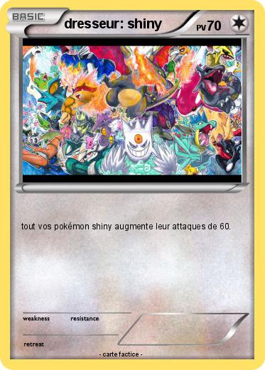 Pokemon dresseur: shiny