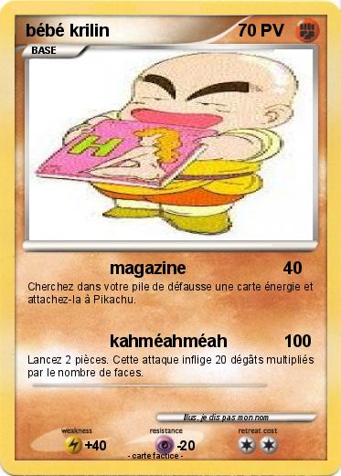 Pokemon bébé krilin