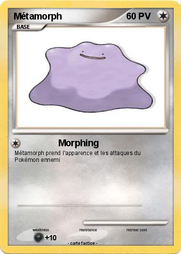 Pokemon Métamorph