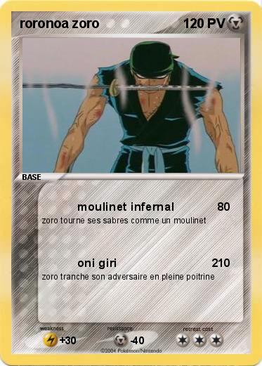 Pokemon roronoa zoro