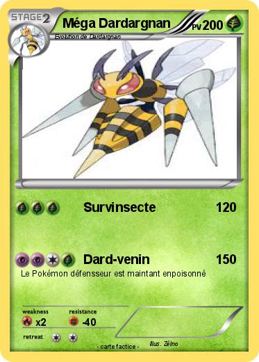 Pokemon Méga Dardargnan