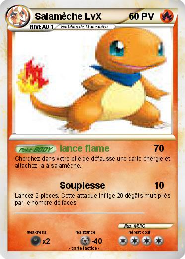 Pokemon Salamèche LvX
