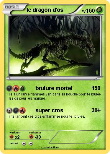 Pokemon le dragon d'os