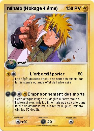 Pokemon minato (Hokage 4 éme)