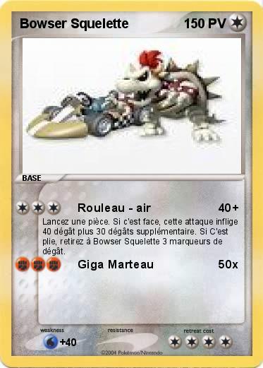 Pokemon Bowser Squelette