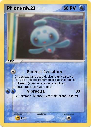 Pokemon Phione niv.23