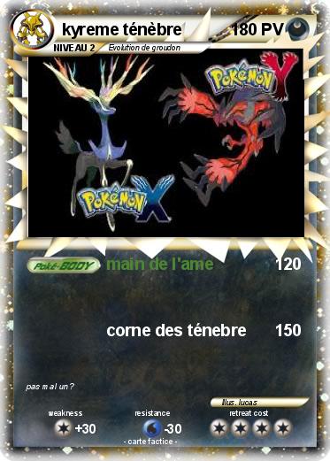 Pokemon kyreme ténèbre