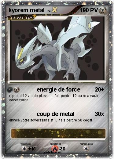 Pokemon kyorem metal