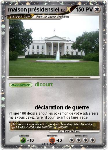 Pokemon maison présidensiel