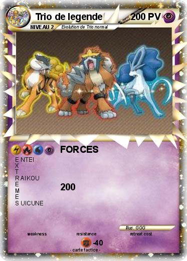 Pokemon Trio de legende