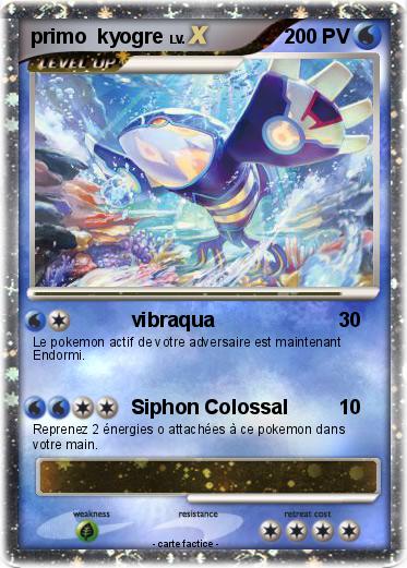 Pokemon primo  kyogre