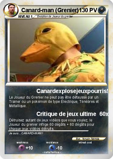 Pokemon Canard-man (Grenier)