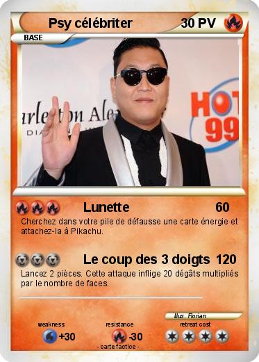 Pokemon Psy célébriter