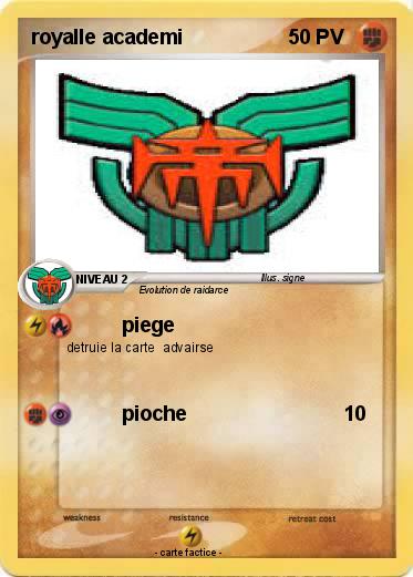 Pokemon royalle academi