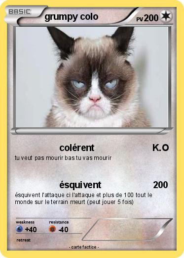 Pokemon grumpy colo