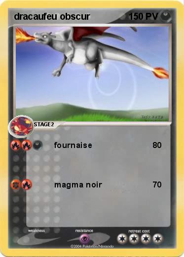 Pokemon dracaufeu obscur