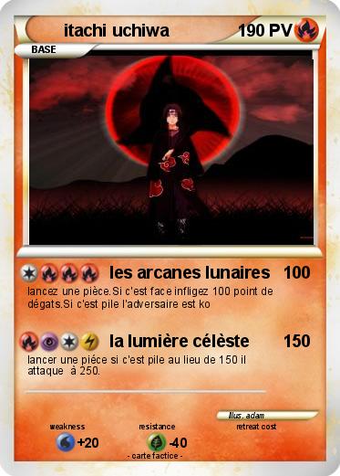 Pokemon itachi uchiwa