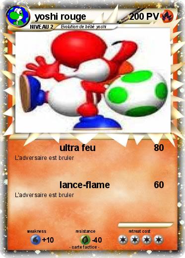 Pokemon yoshi rouge