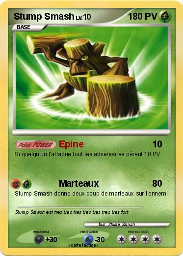 Pokemon Stump Smash