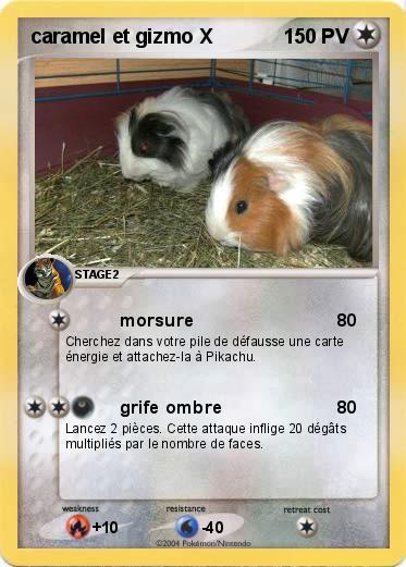 Pokemon caramel et gizmo X         