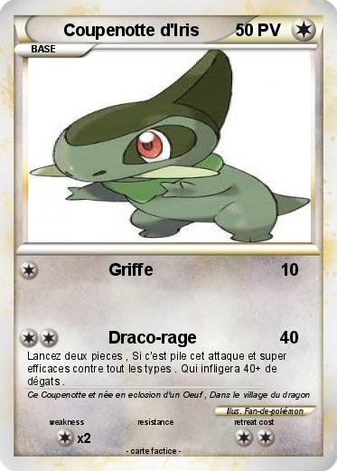 Pokemon Coupenotte d'Iris