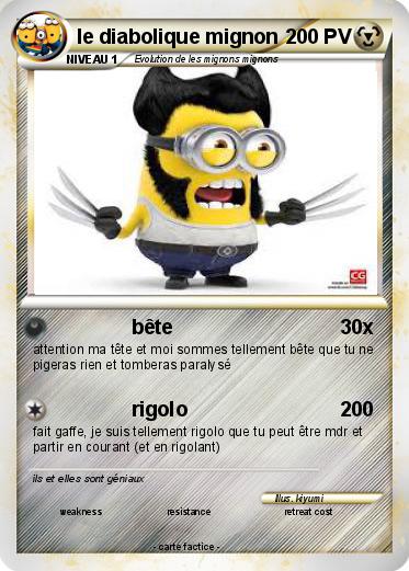Pokemon le diabolique mignon