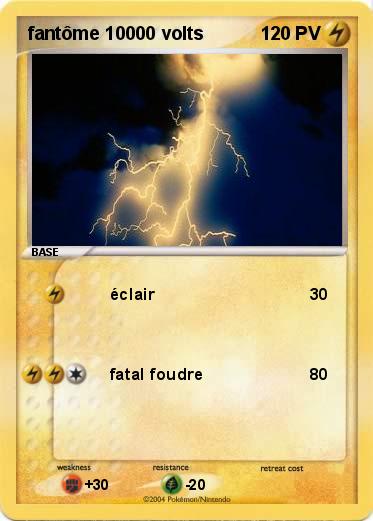 Pokemon fantôme 10000 volts