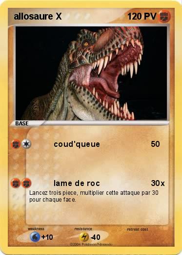 Pokemon allosaure X