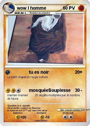 Pokemon wow l homme