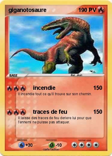 Pokemon giganotosaure