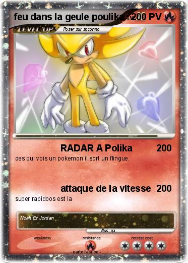 Pokemon feu dans la geule poulika