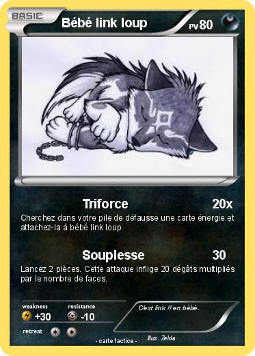 Pokemon Bébé link loup